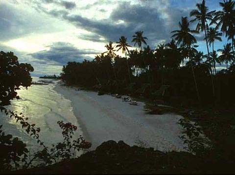 Alona Beach Sunset