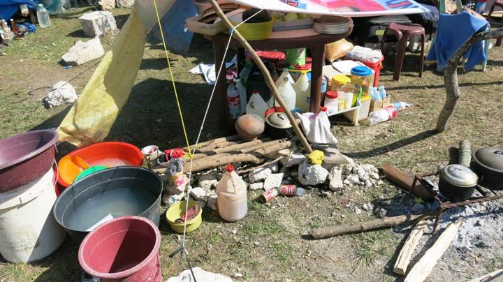 Makeshift Kitchen