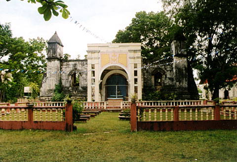 Panglao Facade of Old Church